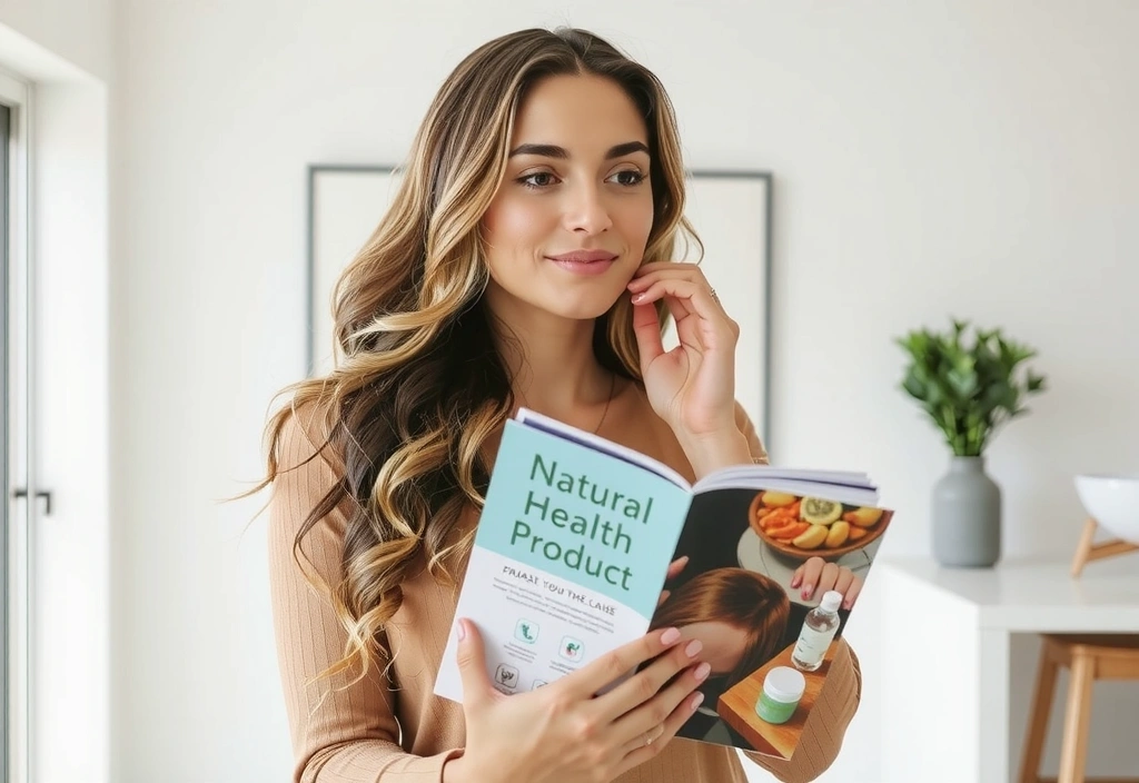 Mujer leyendo sobre productos de Fallavitcz